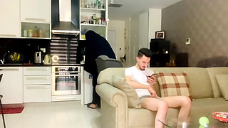 An Arab Boy Fucks Step- Mother Because He's Still Learn How to Have Sex. and Thestep- Mother Doesn't Mind Teaching Her Step Son
