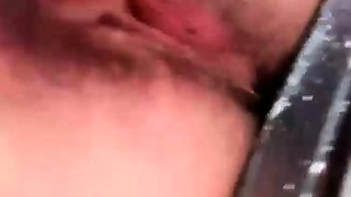 Amateur cam girl fingers and toys with her loose ass
