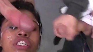Shameless sluts bukkake exciting xxx clip
