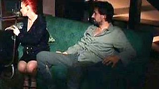 Redhead amateur GF gives blowjob 3