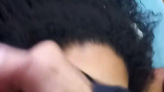 Stepdaughter's Fuck in Throat and Smell Cum