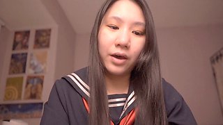 Cute Asian student Alize Zaide creates ASMR while sharing Isaiah 30-34 as a sister in Christ