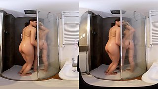 A Shower Of Squirt - Lesbian Fingering Squirting Orgasm