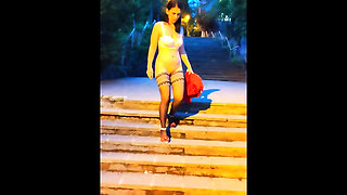 A Walk Outside Before the Dance with the Slave Chains