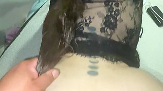 Latina PAWG Riding His Cock