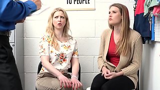 Hot teens fucked hard by a horny officer