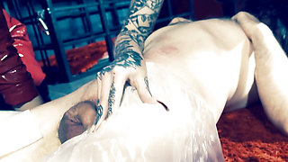 BITING the FORESKIN and thighs - It hurts a lot - 8 0 2