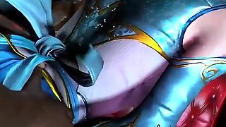 Beauty Chick with Big Boobs - 3D Animation Hentai