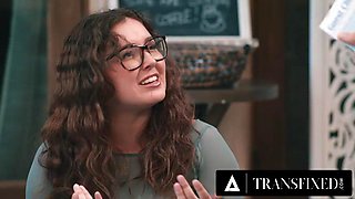 TRANSFIXED - Hot Waitress Emma Rose Rekindles With Old Bestie Leana Lovings During After Hour