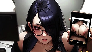 Sexy Co-workers LOVE TAKING BBC on the clocki!