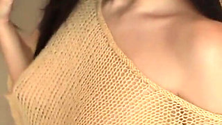 Asian Woman Is Shy Before Having Sex After School