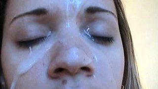 Amateur wives stroke and fuck for cumshot