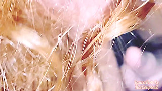 horny pregnant redhead fucking missionary and makes him squirt hot milk