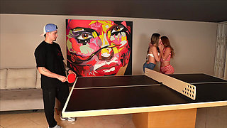 My friend loses to me and gets to watch me fuck his girlfriend and friend