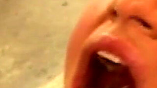 Blonde Babe Bent Over Washing Machine for Wild Fuck