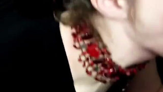 Horny brunette is getting fucked in her mouth and wet pussy