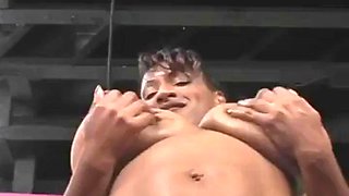 Ebony MILF Workout: Big Tits, Big Ass  Amateur Porn