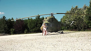 Pretty fashionista seduces while masturbating her clit