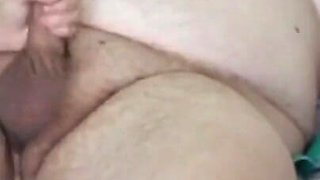 Stepdaughter Giving Stepfather a Nice Handjob with a Bit of Anal Fingering. Just Like He Likes It
