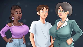 Misskitty2k's music teacher gets undressed in summertime saga part 71