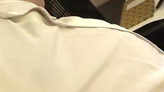 Fucking brunette babe in threesome