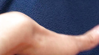 Fingering my virgin oussy, view from up