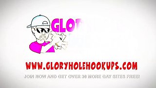 Swallowing Big Load At The Glory Hole