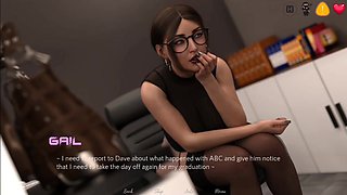 Step Sister Fun with Office Old Boss