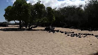 Busty amateur teen outdoor hardcore action with cum