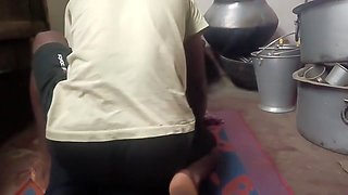 Indian Desi Wife In Kitchen