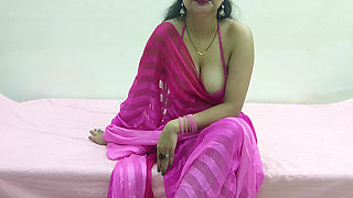 Tight Pussy Desi Bhabhi in Saree Fucked Hard by Devar in Hindi Audio