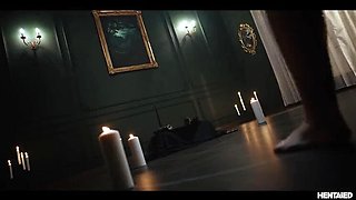 Nerdy Schoolgirl Summons Sex Demon - Hardcore 3D Hentai Horror Bondage