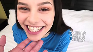 Healthy 18 year old amateur makes her first porn video