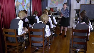 Naughty amateur German Milf group sex action