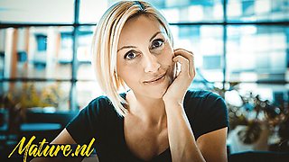 Blonde Milf Eva Black Calls Over Her Big Cock Secret Lover For A Creampie