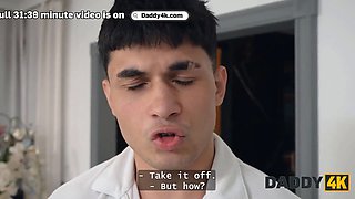 Daddy4k. naughty caroline marian is making that penis jizz to get the ring out of it