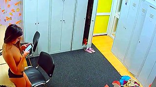 Escorts changing clothes voyeur