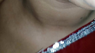 Indian Beautiful Wife Was Working in the Kitchen, the Husband Came From Behind and Started Touching Her