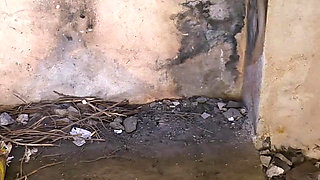 Big Squirt in an Abandoned House