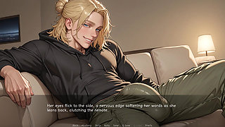 Anime Babe Masturbates Thinking About Big Cock- Ntr'ed by My Friend Gameplay #2 an Ai Porn Game