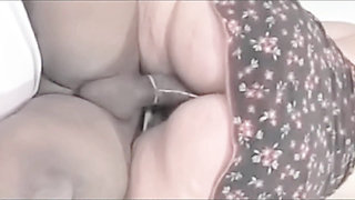 Husband Films His Wife Enjoying Riding Monster BBC, Moaning Untill Cum Twice