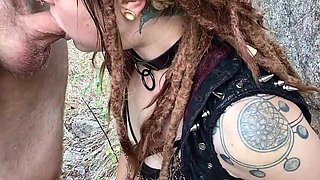 Steampunk Girlfriend Festival Blowjob