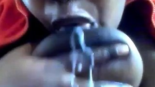 Big-Tit Black BBW's Webcam Solo