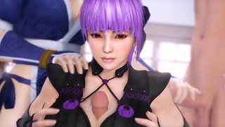 3D hentai mmd game female cosplayer fucking