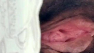 Sniff Hairy Pussy on Your Face! Naked Morning Stretching.