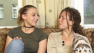 Tamara and Sofie's Hot Lesbian Sex - Blonde and Brunette German Amateurs in HD