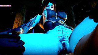 Cao Ying Curves in Motion: Animated Dreamgirl - 3D Animation