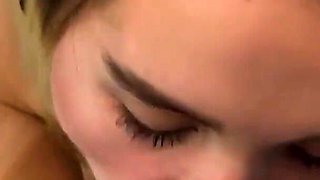 Huge Dick for My Sister-in-law. Schoolgirl Gives a Blowjob While Parents Are Away