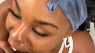 Blowjob At School From Naughty Black Girl