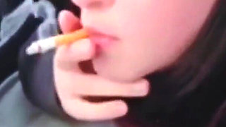 Smoking Blowjob in Car After the First Date